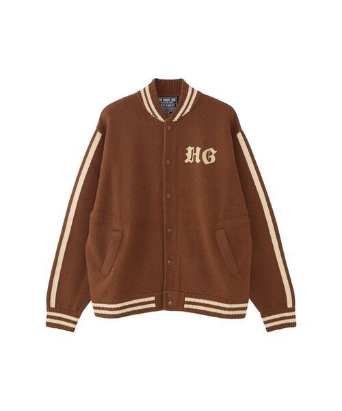 HYSTERIC GLAMOUR(ヒステリックグラマー)の「HG MOTORCYCLE刺繍 ファラオジャケット(その他アウター・メンズ・パープル/ブラウン/ブラック・MEDIUM/X-LARGE/LARGE/SMALL)」の3枚目の写真