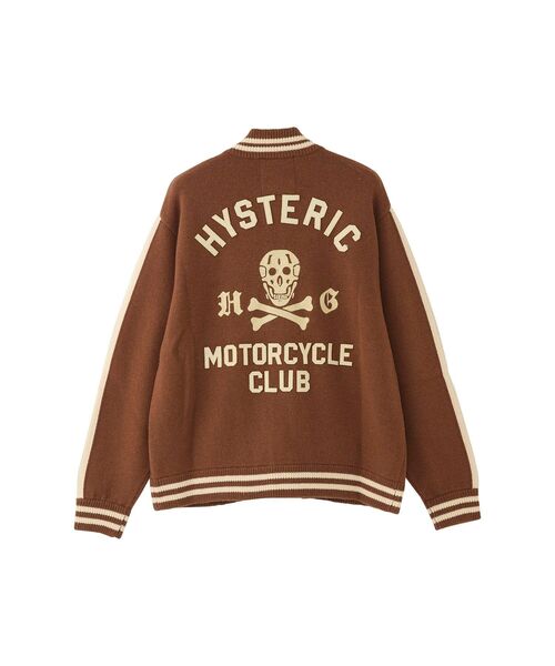HYSTERIC GLAMOUR(ヒステリックグラマー)の「HG MOTORCYCLE刺繍 ファラオジャケット(その他アウター・メンズ・パープル/ブラウン/ブラック・MEDIUM/X-LARGE/LARGE/SMALL)」の7枚目の写真