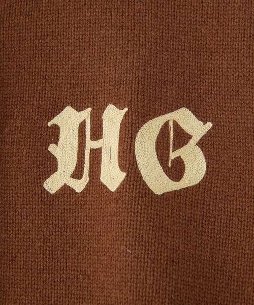 HYSTERIC GLAMOUR(ヒステリックグラマー)の「HG MOTORCYCLE刺繍 ファラオジャケット(その他アウター・メンズ・パープル/ブラウン/ブラック・MEDIUM/X-LARGE/LARGE/SMALL)」の8枚目の写真