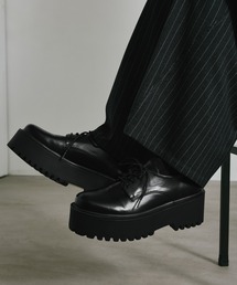 SYNTHETIC LEATHER VOLUME SOLE SHOES/シンセティックレザーボリュームソールシューズ