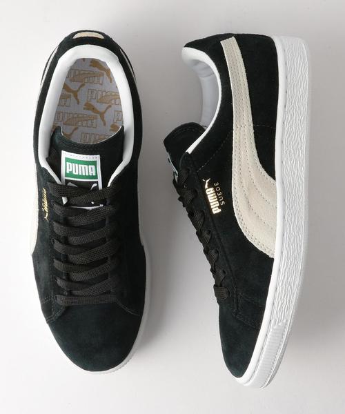 PUMA（プーマ）の「PUMA（プーマ） SUEDE CLASSIC §（スニーカー・レディース・ブラック/レッド・24.5cm/23.5cm/23cm/24cm）」の2枚目の写真