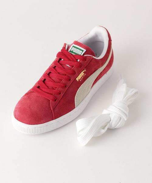 PUMA（プーマ）の「PUMA（プーマ） SUEDE CLASSIC §（スニーカー・レディース・ブラック/レッド・24.5cm/23.5cm/23cm/24cm）」の8枚目の写真