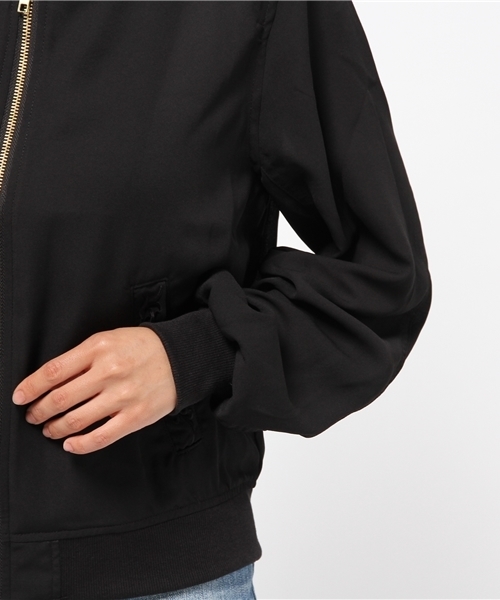 VENCEEXCHANGE（ヴァンスエクスチェンジ）の「ジョーゼット刺繍入りブルゾン  （ブルゾン・レディース・ベージュ/ブラック/オフホワイト/ダークグリーン・MEDIUM）」の9枚目の写真