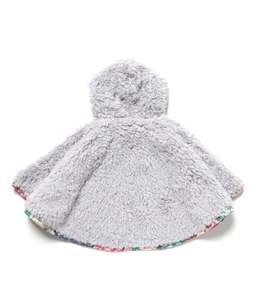 fafa(フェフェ)の「LYOV | ポンチョ(ポンチョ・キッズ・グレー/ピンク/ミント/ピンク系その他・S/M)」の5枚目の写真