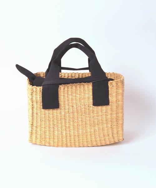 SHIPS for women(シップスフォーウィメン)の「MUUN:NINO◇(かごバッグ・レディース・ブラック/ナチュラル・ONE SIZE)」の4枚目の写真