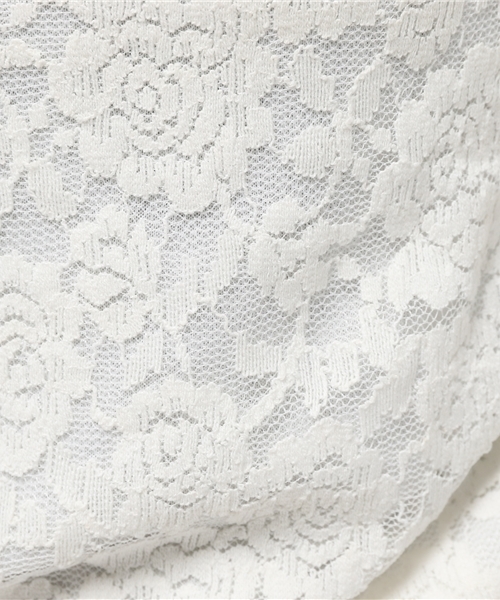 archives（アルシーヴ）の「総レース ハイネックプルオーバー（Tシャツ/カットソー・レディース・ブラウン/ブラック/オフホワイト/ピンク・MEDIUM）」の12枚目の写真