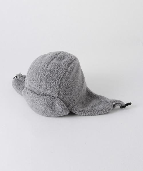 Another Edition(アナザーエディション)の「ボアフライトキャップ/AEBC BOA Flight CAP(キャップ・レディース・オフホワイト/グレー・FREE)」の6枚目の写真