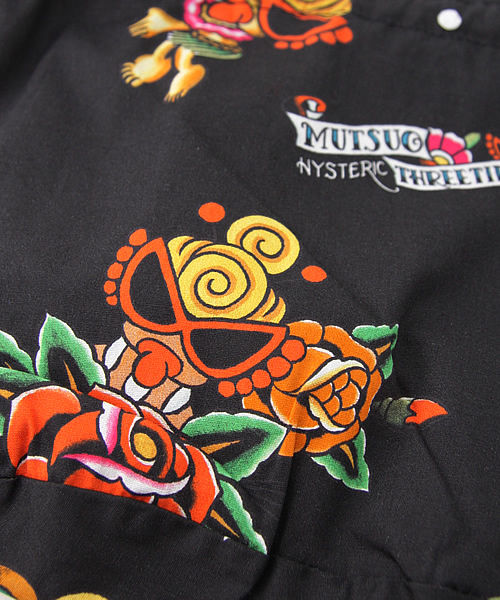 ヒスミニ★Tattoo 総柄 ミニポーチ HYSTERIC MINI - ヒスミニ☆Tattoo 総柄 ミニポーチの通販 by