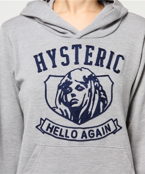 HYSTERIC GLAMOUR(ヒステリックグラマー)の「HELLO AGAIN チェーン刺繍OP(ワンピース・レディース・ネイビー/トップグレー/ブルー系その他・FREE)」の6枚目の写真