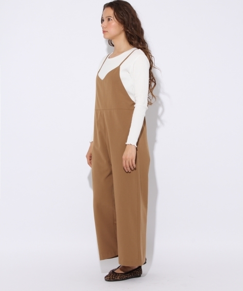 niko and...（ニコアンド）の「3WAYセットキャミサロペ【niko and ...】（サロペット/オーバーオール・レディース・キャメル/チャコール/ネイビー・LARGE/MEDIUM）」の14枚目の写真