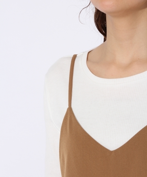 niko and...（ニコアンド）の「3WAYセットキャミサロペ【niko and ...】（サロペット/オーバーオール・レディース・キャメル/チャコール/ネイビー・LARGE/MEDIUM）」の20枚目の写真