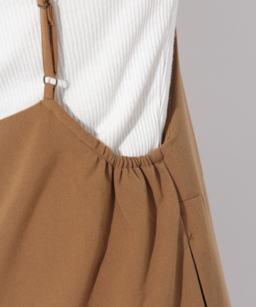 niko and...（ニコアンド）の「3WAYセットキャミサロペ【niko and ...】（サロペット/オーバーオール・レディース・キャメル/チャコール/ネイビー・LARGE/MEDIUM）」の16枚目の写真