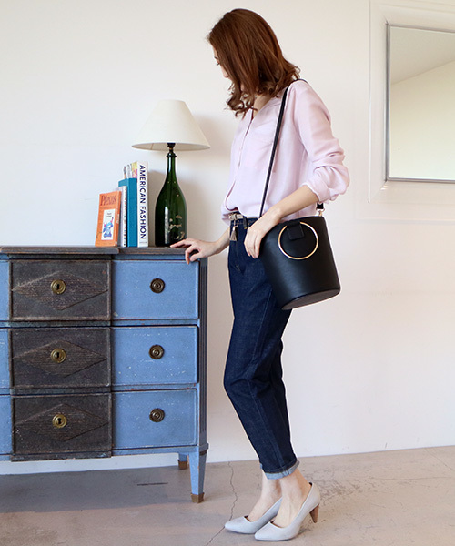 N.（N. Natural Beauty Basic）（エヌエヌナチュラルビューティーベーシック）の「ウォッシャブルビエラ（シャツ/ブラウス・レディース・ホワイト系その他/ピンク/ネイビー/ホワイト・MEDIUM）」の16枚目の写真