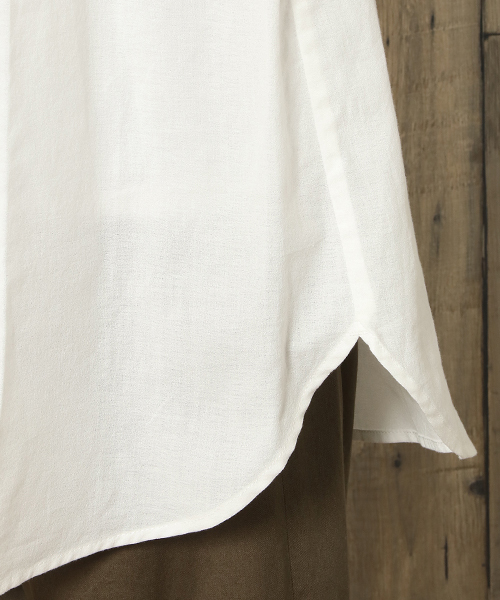 LBC(エルビーシー)の「袖レースチビハイネックブラウス(シャツ/ブラウス・レディース・ホワイト/ピンク・M/L/MEDIUM/LARGE)」の8枚目の写真