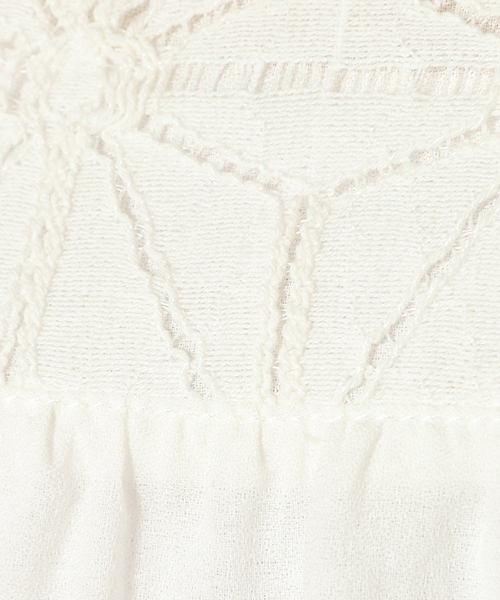 LBC(エルビーシー)の「袖レースチビハイネックブラウス(シャツ/ブラウス・レディース・ホワイト/ピンク・M/L/MEDIUM/LARGE)」の10枚目の写真