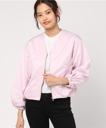 RAY CASSIN | 袖ギャザーＶネックブルゾン(ブルゾン)