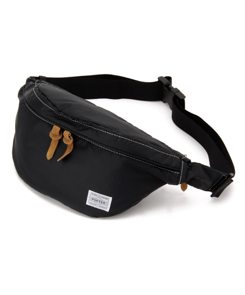 PORTER(ポーター)の「PORTER REEF WAIST BAG LARGE <B印 YOSHIDA SELECT>(ボディバッグ/ウエストポーチ・メンズ・ブラック/ブルー/ベージュ/レッド・ONE SIZE)」の6枚目の写真