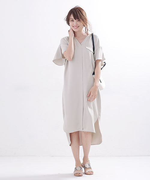 Nano Universe ナノユニバース の フロントタックワンピース ワンピース Wear