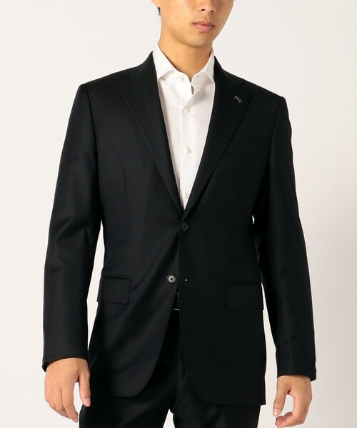 SHIPS(シップス)の「SHIPS: <ハンドライン>LORO PIANA FABRIC FOUR SEASONS 2つボタン ソリッド スーツ(セットアップ・メンズ・ネイビー・42/44/46/52/50/48)」の4枚目の写真