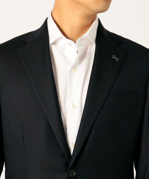 SHIPS(シップス)の「SHIPS: <ハンドライン>LORO PIANA FABRIC FOUR SEASONS 2つボタン ソリッド スーツ(セットアップ・メンズ・ネイビー・42/44/46/52/50/48)」の5枚目の写真