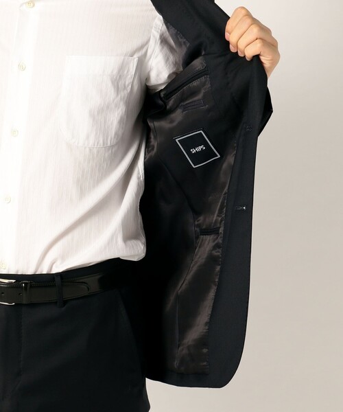 SHIPS(シップス)の「SHIPS: <ハンドライン>LORO PIANA FABRIC FOUR SEASONS 2つボタン ソリッド スーツ(セットアップ・メンズ・ネイビー・42/44/46/52/50/48)」の14枚目の写真