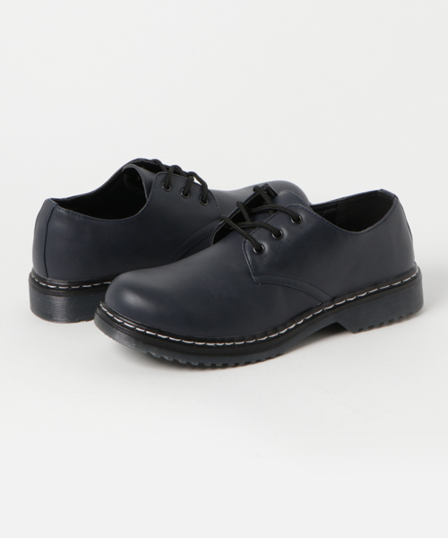 ARCADE(アーケード)の「PUレザー3ホールシューズ(ブーツ・メンズ・ホワイト/ブラック/ワインレッド/ネイビー・25.5cm/26.0cm/26.5cm/27.0cm)」の3枚目の写真