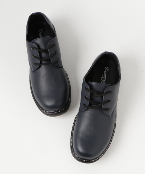 ARCADE(アーケード)の「PUレザー3ホールシューズ(ブーツ・メンズ・ホワイト/ブラック/ワインレッド/ネイビー・25.5cm/26.0cm/26.5cm/27.0cm)」の6枚目の写真