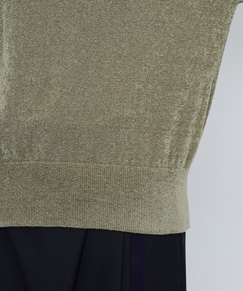 STUDIOUS（ステュディオス）の「【STUDIOUS】グリッターバルーンニット（ニット/セーター・レディース・ライトグリーン/レッド/ネイビー・FREE）」の13枚目の写真