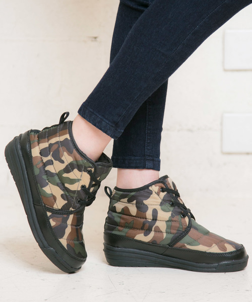 KOBE LETTUCE（コウベレタス）の「撥水・防水加工スノー＆レインブーツ（ブーツ・レディース・カーキ/ネイビー/ブラック/グレー/レッド・L/LL/S/M）」の3枚目の写真