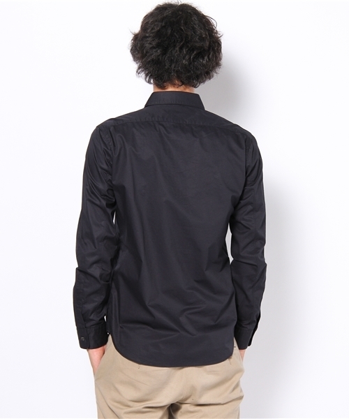 BEAUTY&YOUTH UNITED ARROWS（ビューティーアンドユースユナイテッドアローズ）の「MT ツイル パネルストライプ レギュラーシャツ L/SL（シャツ/ブラウス・メンズ・ホワイト/ネイビー・SMALL/MEDIUM/LARGE）」の4枚目の写真