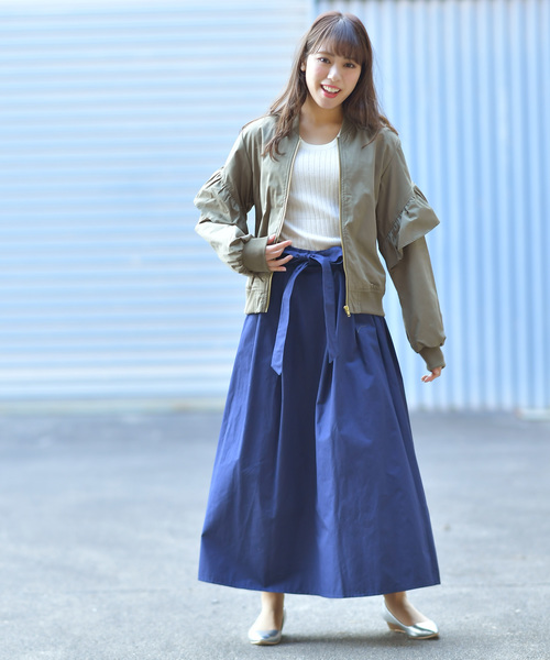 rps(アールピーエス)の「ワイドリブクルーネック5分袖ニットプルオーバー(ニット/セーター・レディース・ネイビー/レッド/オフホワイト/ピンク/ブラック/杢グレー/イエロー/ベージュ系その他・L/M)」の10枚目の写真