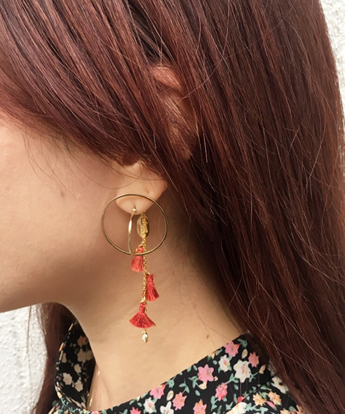 Honey Salon By Foppish ハニーサロン の Ar 4月号掲載 ストーンフリンジピアス ピアス 両耳用 Wear Honey Salon By Foppish ハニーサロン の Ar 4月号掲載 ストーンフリンジピアス ピアス 両耳用 Wear