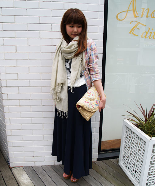 Another Edition（アナザーエディション）の「AE SWEAT MAX SK Ⅱ（スカート・レディース・ライトグレー/ネイビー・フリー）」の11枚目の写真