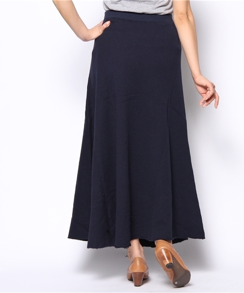 Another Edition（アナザーエディション）の「AE SWEAT MAX SK Ⅱ（スカート・レディース・ライトグレー/ネイビー・フリー）」の4枚目の写真