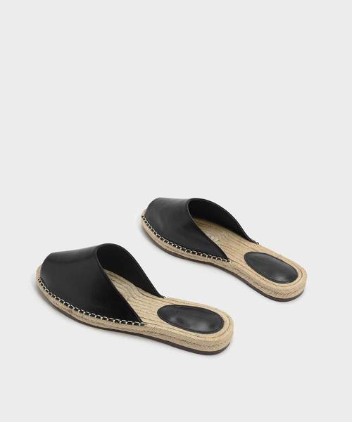 CHARLES & KEITH（チャールズ & キース）の「エスパドリーユスライダー / ESPADRILLE SLIDERS（サンダル・レディース・オレンジ/ブラック・25cm/23.5cm/24.5cm/23cm/22.5cm）」の5枚目の写真
