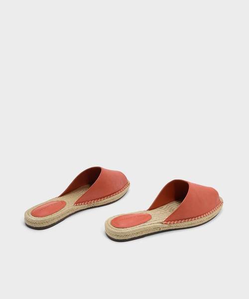 CHARLES & KEITH（チャールズ & キース）の「エスパドリーユスライダー / ESPADRILLE SLIDERS（サンダル・レディース・オレンジ/ブラック・25cm/23.5cm/24.5cm/23cm/22.5cm）」の10枚目の写真