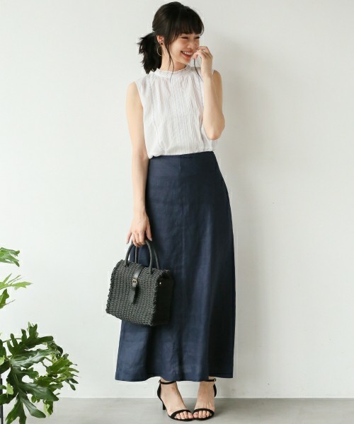 A part by（アパートバイ）の「ザツザイラゲッジバッグ2 798530（かごバッグ・レディース・ブラック/ナチュラル・FREE）」の4枚目の写真