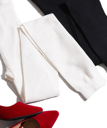 WEGO | WEGO/レイヤードワッフルレギンス(10分丈)(レギンス/スパッツ)