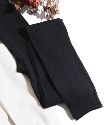 WEGO | WEGO/レイヤードワッフルレギンス(10分丈)(レギンス/スパッツ)