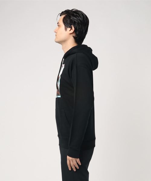 WEGO(ウィゴー)の「WEGO/デジタルフォトロゴプルパーカー(パーカー・メンズ・ホワイト/ブラック・SMALL/MEDIUM/LARGE)」の4枚目の写真