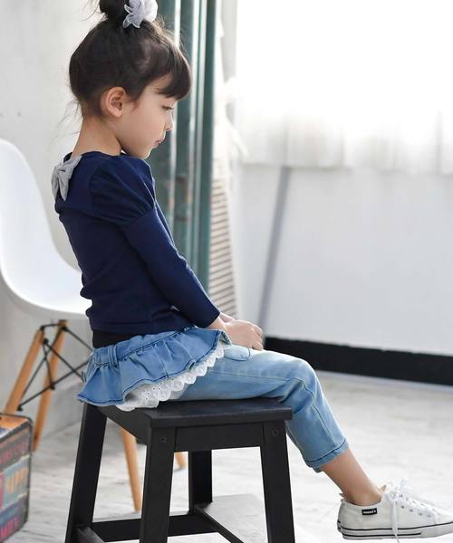 BIBIY. ビーズ装飾デニムパンツ BIBIY. MADE | ビジューデニムパンツ｜Bibiy.