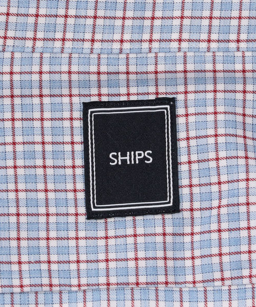 SHIPS(シップス)の「SD: ファインフィット プレイドチェック ボタンダウン シャツ(レッド)(シャツ/ブラウス・メンズ・レッド・38/37/40/39)」の9枚目の写真