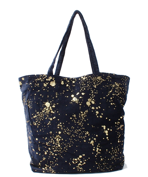 Kastane（カスタネ）の「A&Aベロアトート（トートバッグ・レディース・ホワイト/ネイビー・FREE）」の2枚目の写真