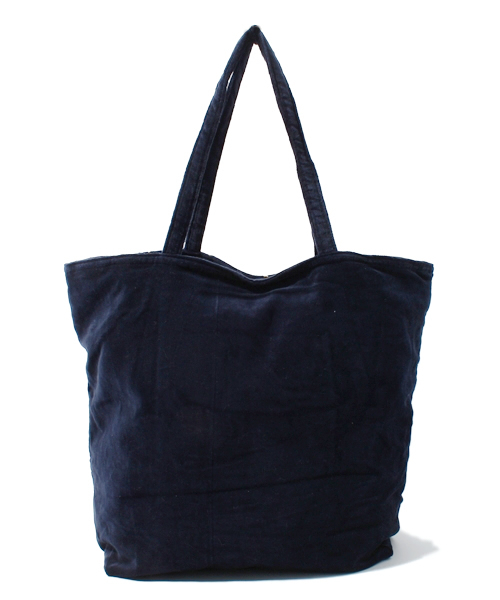 Kastane（カスタネ）の「A&Aベロアトート（トートバッグ・レディース・ホワイト/ネイビー・FREE）」の5枚目の写真