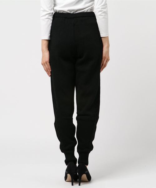 KOBE LETTUCE（コウベレタス）の「サイドケーブル編み裾リブニットパンツ＊レディース/ボトムス[M2316]神戸レタス（その他パンツ・レディース・ブラック/モカ/ベージュ系その他・FREE）」の9枚目の写真