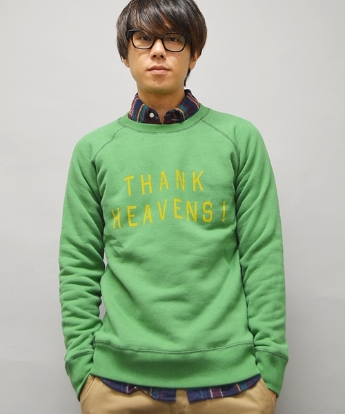 SHIPS JET BLUE（シップスジェットブルー）の「JB: ロゴスウェット クルーネック（スウェット・メンズ・グリーン/ネイビー/グレー/チャコールグレー・MEDIUM/LARGE/SMALL）」の4枚目の写真