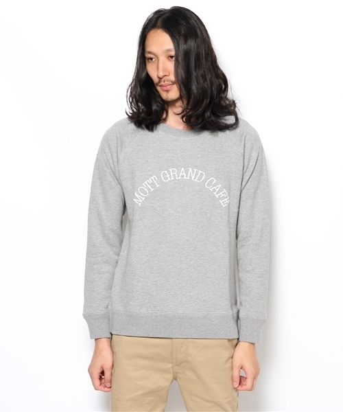 SHIPS JET BLUE（シップスジェットブルー）の「JB: ロゴスウェット クルーネック（スウェット・メンズ・グリーン/ネイビー/グレー/チャコールグレー・MEDIUM/LARGE/SMALL）」の5枚目の写真