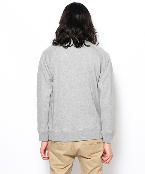 SHIPS JET BLUE（シップスジェットブルー）の「JB: ロゴスウェット クルーネック（スウェット・メンズ・グリーン/ネイビー/グレー/チャコールグレー・MEDIUM/LARGE/SMALL）」の7枚目の写真