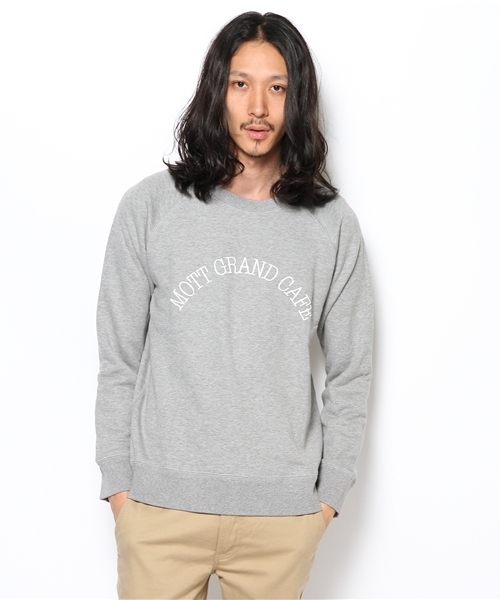 SHIPS JET BLUE（シップスジェットブルー）の「JB: ロゴスウェット クルーネック（スウェット・メンズ・グリーン/ネイビー/グレー/チャコールグレー・MEDIUM/LARGE/SMALL）」の12枚目の写真