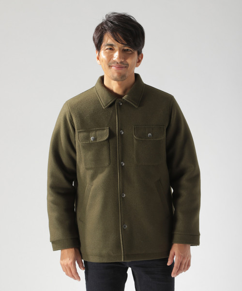 BAYFLOW（ベイフロー）の「ウーリーウラボアコートジャケット（ブルゾン・メンズ・ネイビー/カーキ/ブラック・MEDIUM/SMALL/LARGE）」の9枚目の写真